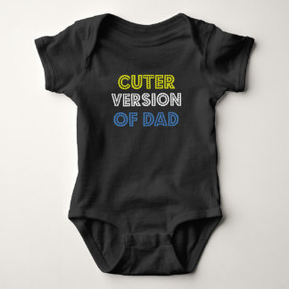 Versión más corta de Dad Baby Jersey Bodysuit