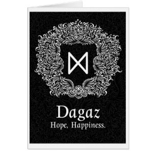 Versión negra de Dagaz /Happiness/