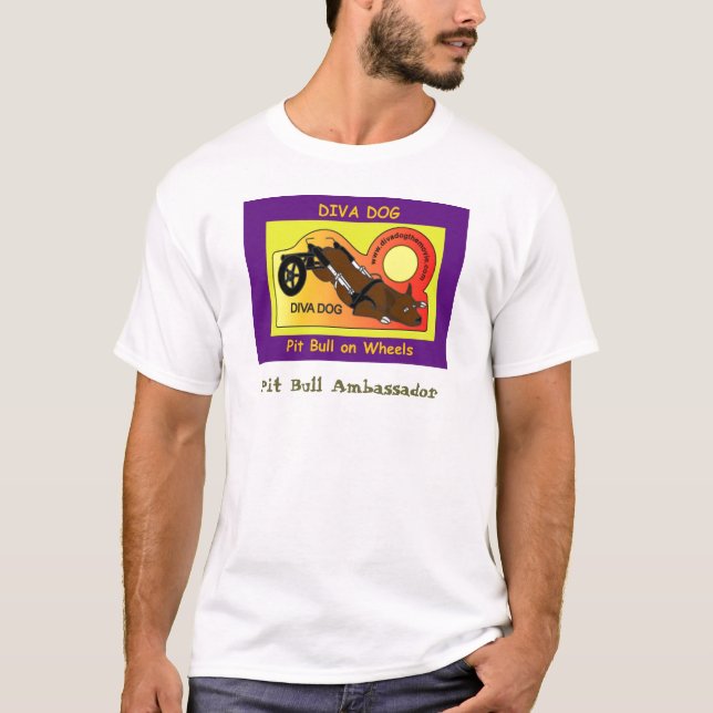 Versión para hombre 1 de la camiseta del PERRO de (Anverso)