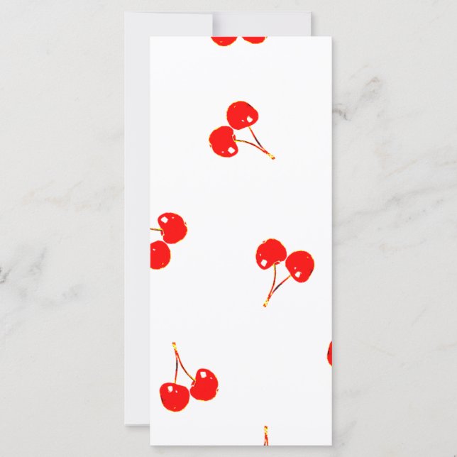 Versión pop del patrón de cerezas (Anverso)