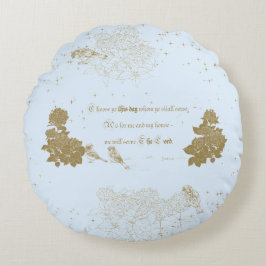 Verso de la Biblia de almohada redonda Elige hoy J