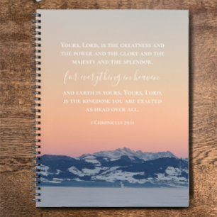 Verso de la Biblia personalizado   Diario de oraci