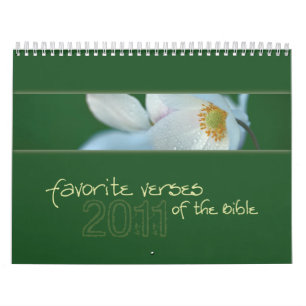 Versos preferidos del calendario 2011 de la biblia