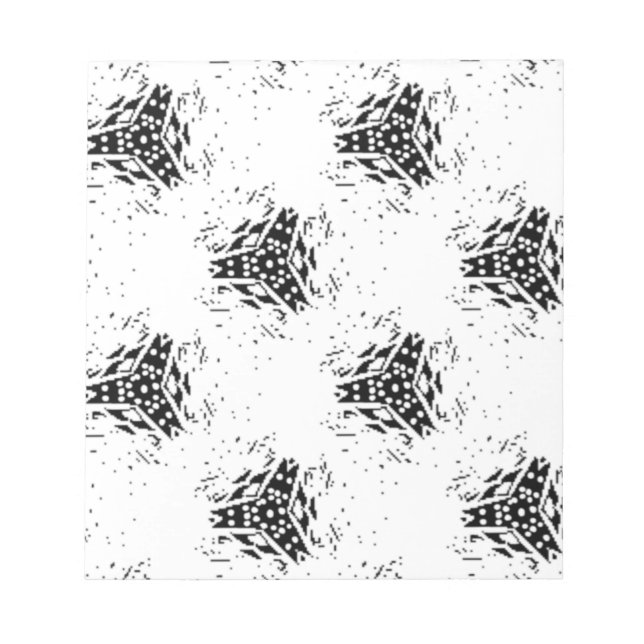 Vertical, carbón vegetal, Bloc de notas magnético  (Frente)