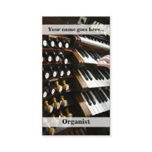 Vertical de tarjeta de presentación orgánica