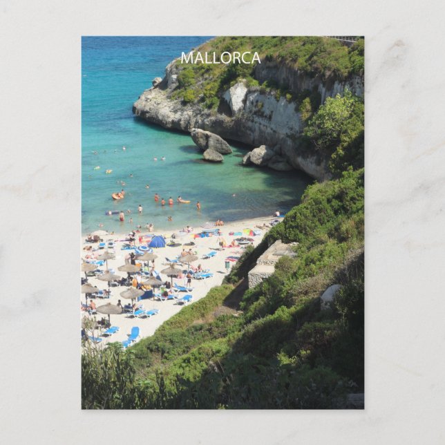 vertical postal Calas de Mallorca (Anverso)