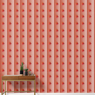 Vertida de papel pintado de vinilo liso de Red Chi
