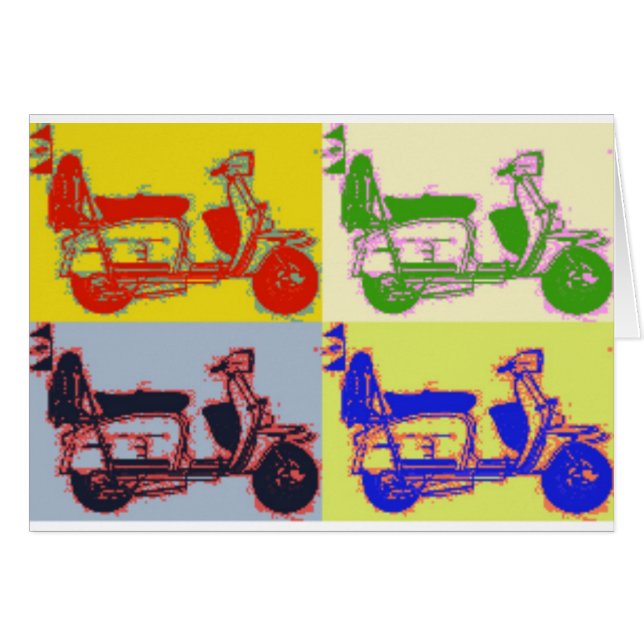 VESPA DEL ARTE POP (Anverso (Horizontal))