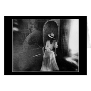 Vestido blanco - Tarjeta