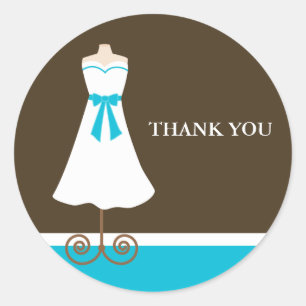 Vestido boda Bridal Shower Pegatinas