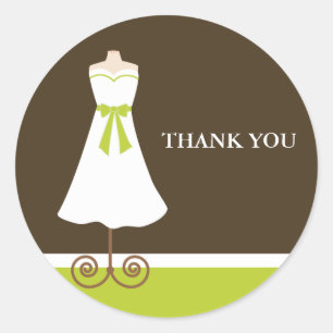 Vestido boda Bridal Shower Pegatinas