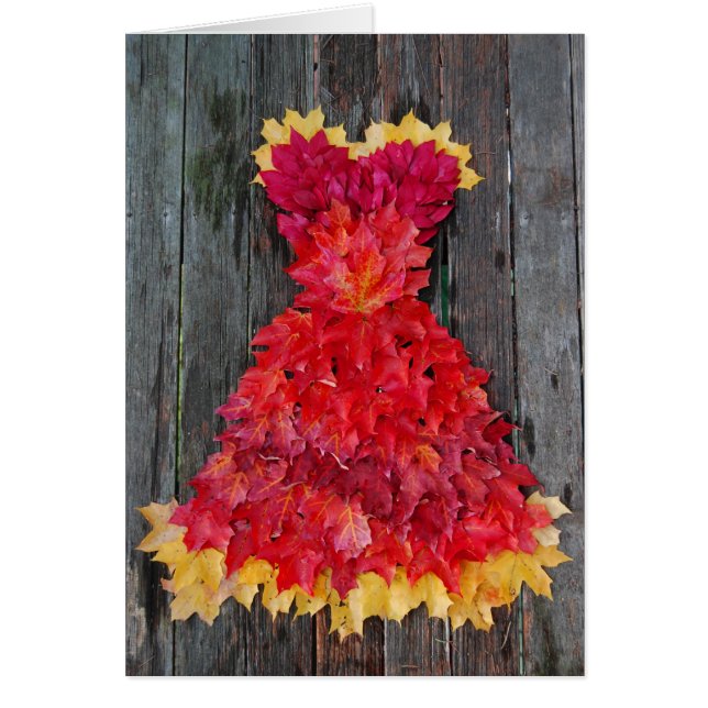 vestido de fiesta otoñal (Frente)