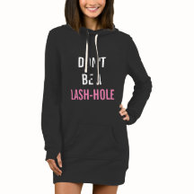 Vestido de la sudadera con capucha de LASHLIFE