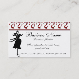 Vestido de maternidad negro - tarjetas de visita