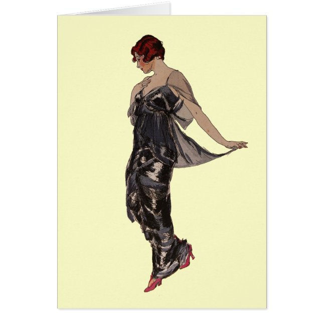 Vestido de noche de seda 1914 (Frente)