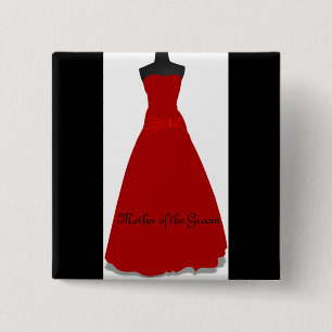 Vestido de Novia Madre del Novio Pin Botón Regalo