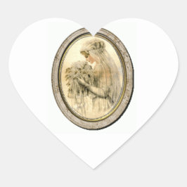 Vestido de novia victoriano Pegatina de novia