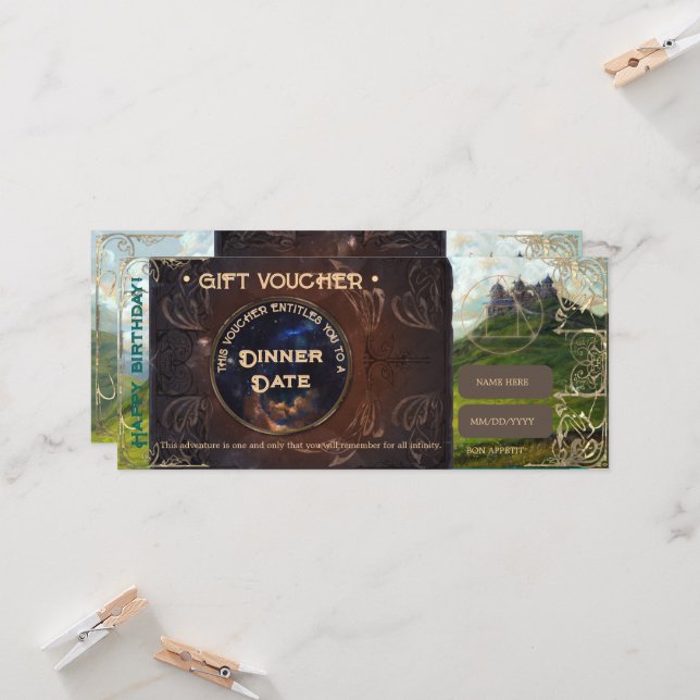 Vestido de regalo romántico vintage (Anverso/Reverso In Situ)