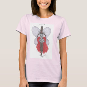 Vestido geométrico de la camiseta de la moda del