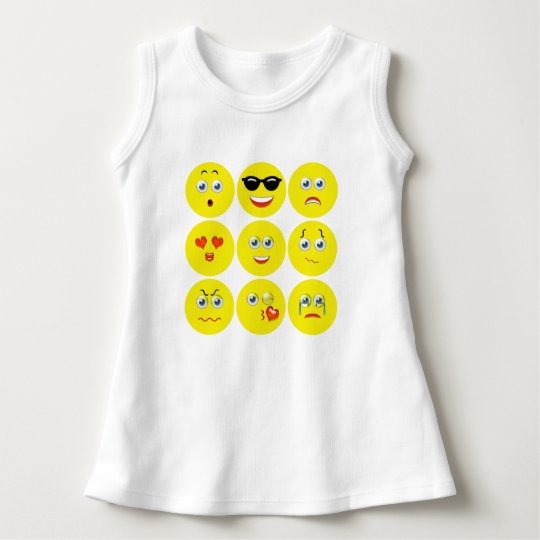 Vestido Modelo lindo de Emoji