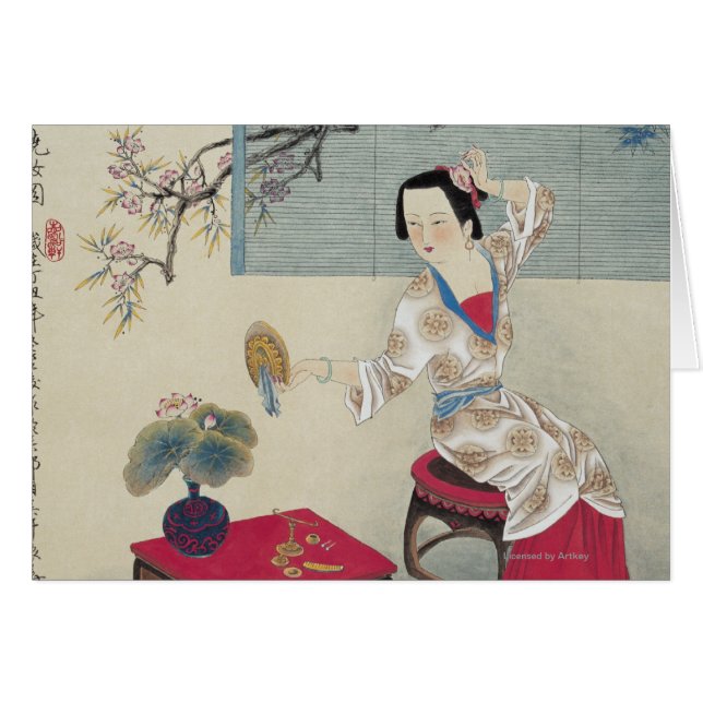 Vestido para arriba por la mañana (Anverso (Horizontal))