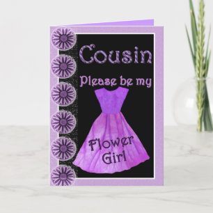 Vestido PÚRPURA de la invitación del florista del