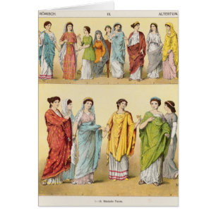 Vestido romano femenino