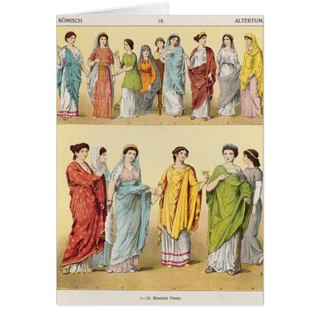 Vestido romano femenino (Frente)