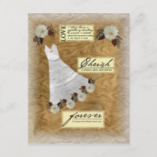Vestido Vintage Ducha Bridal Invitación