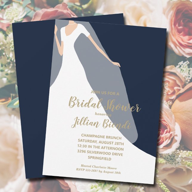 Vestido y vestido con invitaciones a la ducha de n (Subido por el creador)