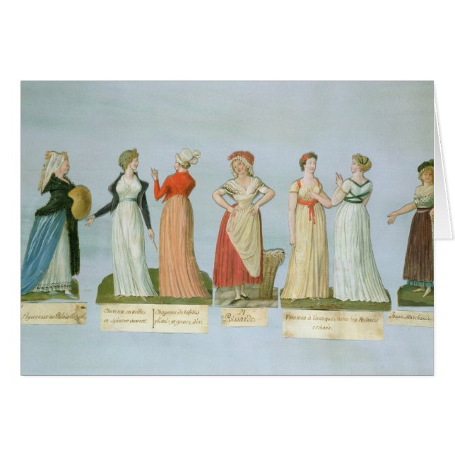 Vestidos y trajes en voga (Anverso (Horizontal))