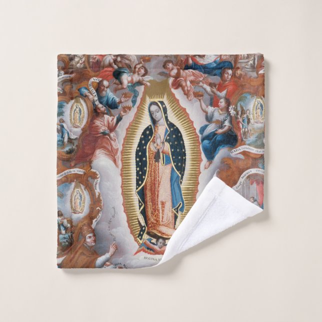 Vestimenta artística de la Virgen de Guadalupe (Toallita)