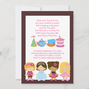 Vestir invitaciones de cumpleaños o de fiesta de t