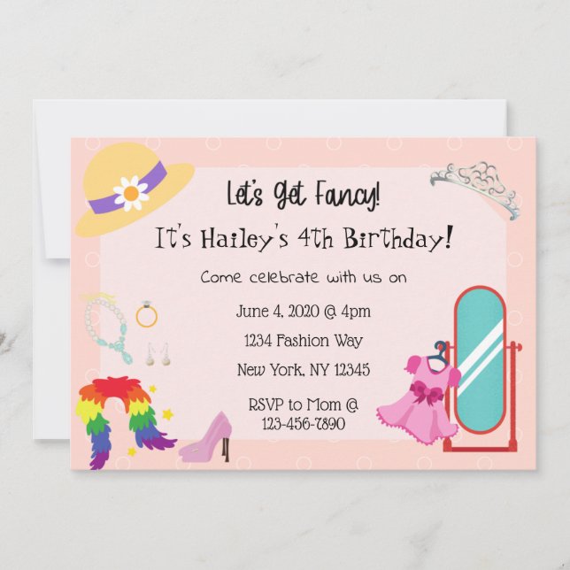 Vestir la invitación a la fiesta de moda (Anverso)