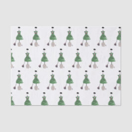 Vestir Moda Topiary Ginger Frasco Papel envuelto