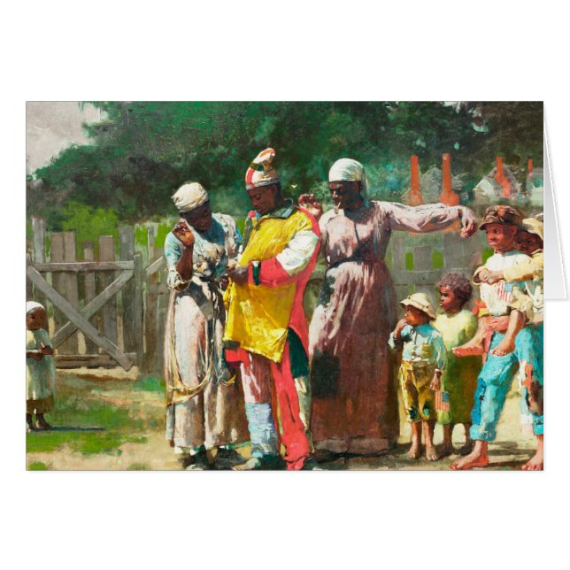 Vestir para el Carnaval por Winslow Homer (Anverso (Horizontal))