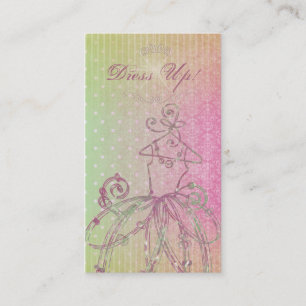 ¡Vestir! Tarjetas de visita