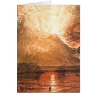 Vesuvio que entra en erupción