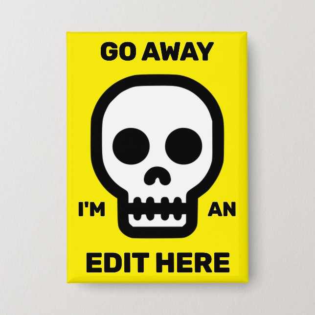 Vete - Soy un botón de Editar aquí™ (Anverso)