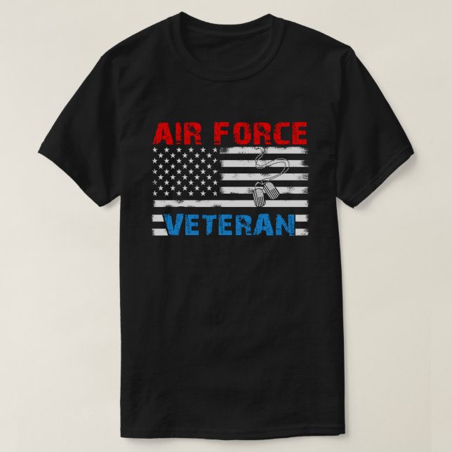 Veterana camiseta de la Fuerza Aérea de Estados Un (Diseño del anverso)
