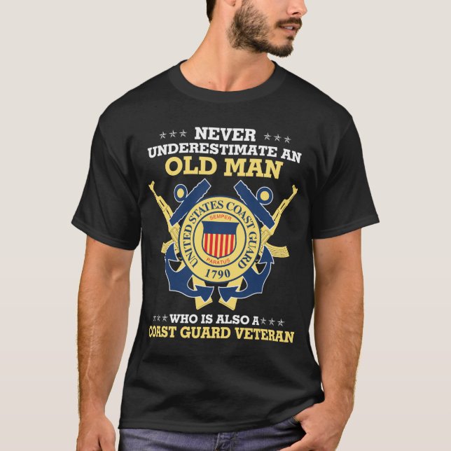 Veterana camiseta de la Guardia Costera de Estados (Anverso)