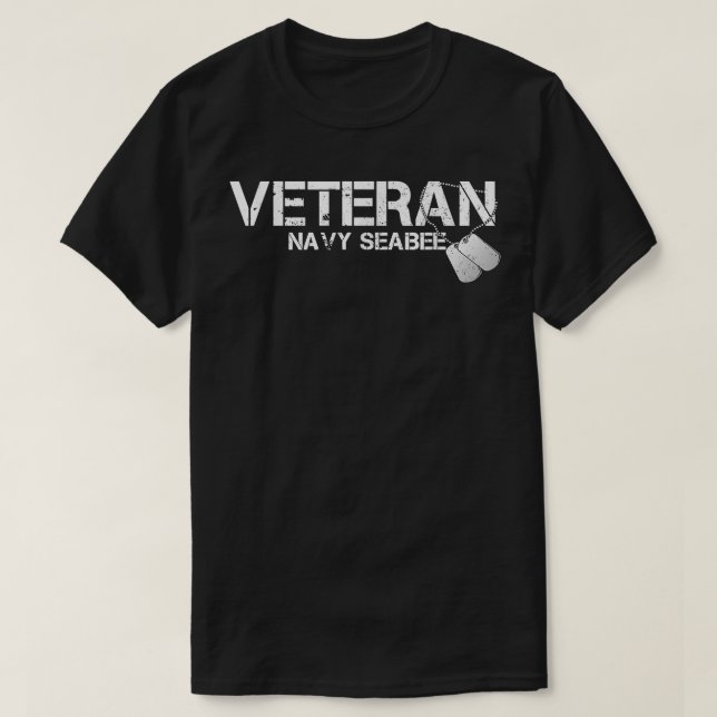 Veterana camiseta marina, regalo del Día de los Ve (Diseño del anverso)
