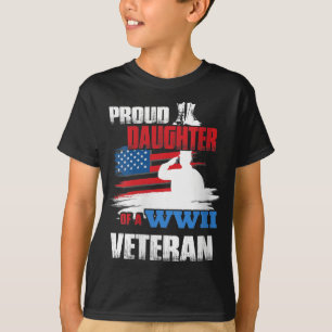Veterana de día de la camiseta Ww2 regalo Orgullos