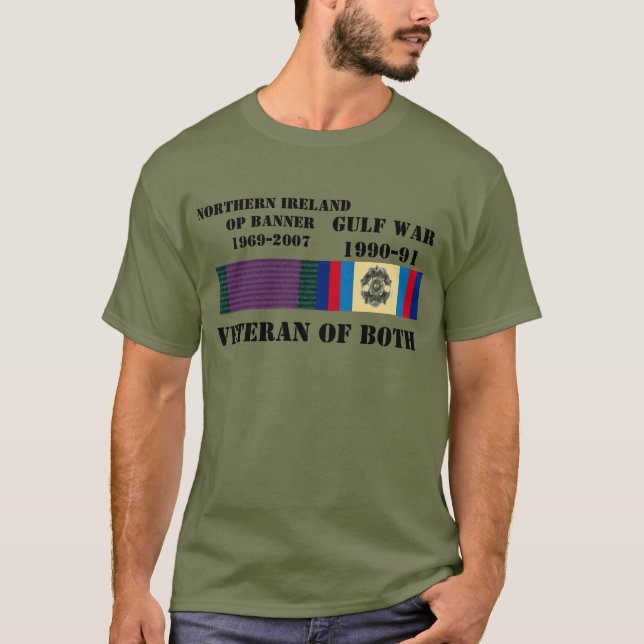Veterano de ambos camiseta (Anverso)