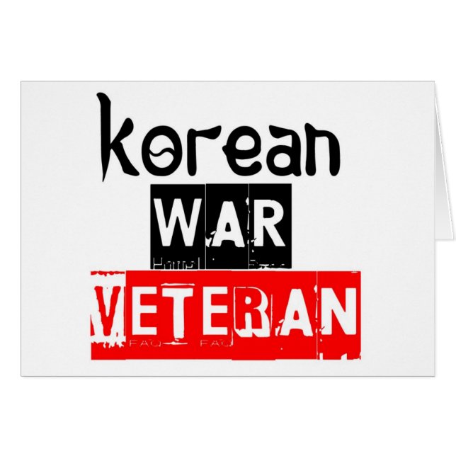 veterano de Guerra de Corea (Anverso (Horizontal))