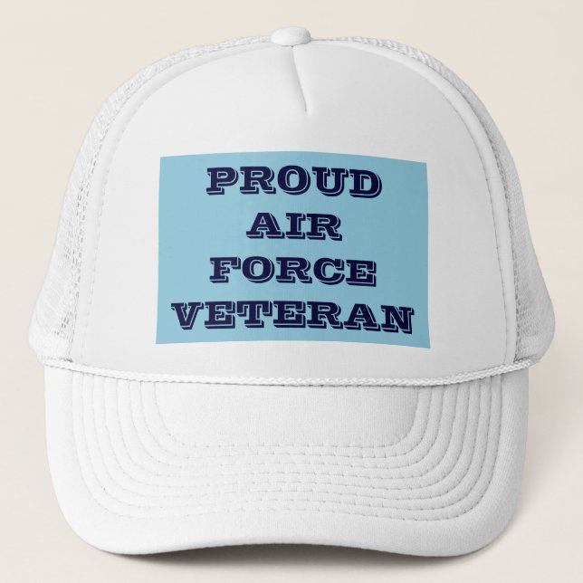 Veterano de la Fuerza Aérea Orgullosa gorra (Anverso)