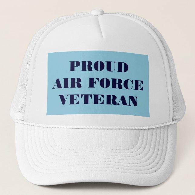 Veterano de la Fuerza Aérea Orgullosa gorra (Anverso)