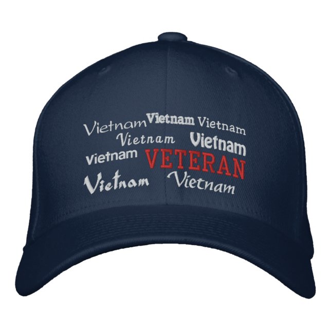 Veterano de Vietnam - Gorra bordado (Anverso)