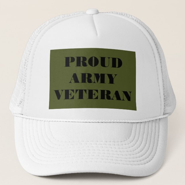Veterano del Ejército Orgulloso gorra (Anverso)