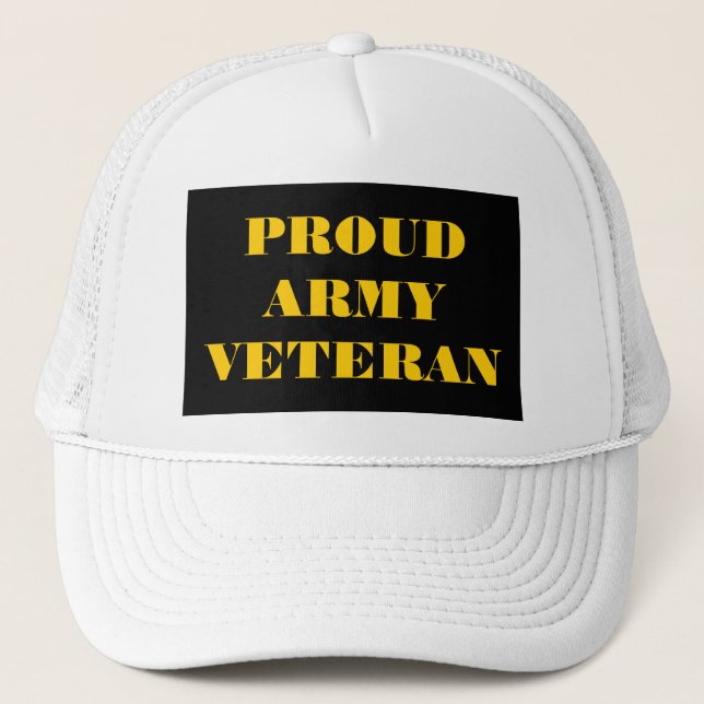 Veterano del Ejército Orgulloso gorra (Anverso)